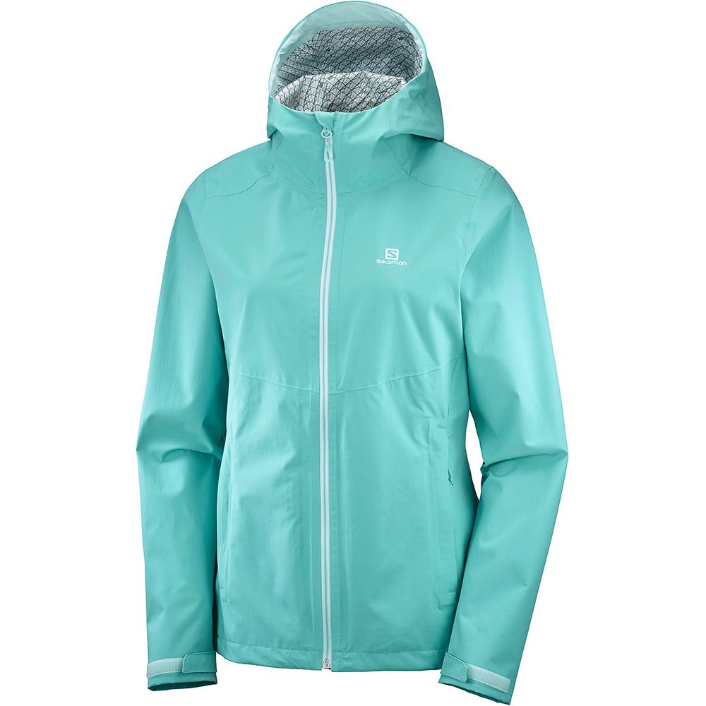 Dámské Bundy Salomon LA COTE FLEX 2.5L JKT W Tyrkysové | WCO-960428