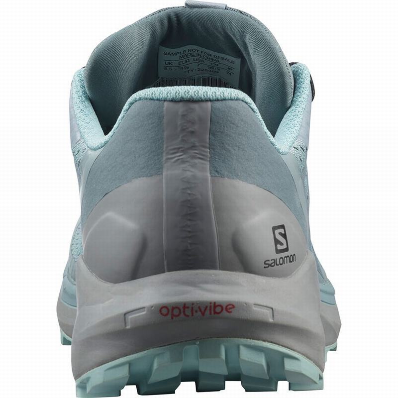 Dámské Běžecké Boty Salomon SENSE RIDE 4 GORE-TEX INVISIBLE FIT Zelene Tyrkysové | IJX-854167