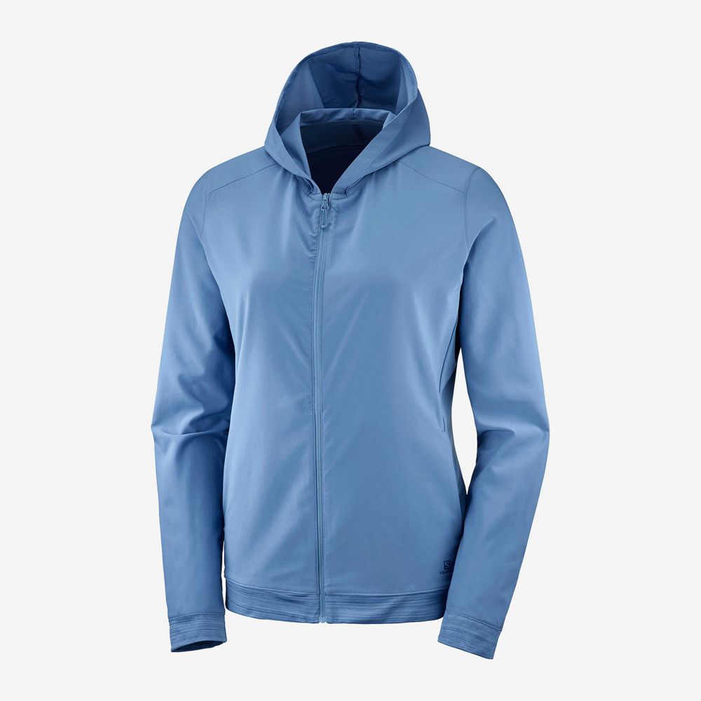 Dámské Mezivrstvy Salomon COMET LIGHT HOODIE W Blankyt | GWS-927863