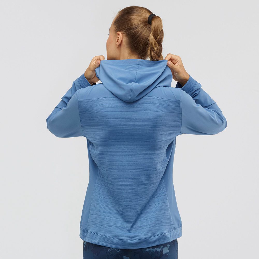 Dámské Mezivrstvy Salomon COMET LIGHT HOODIE W Blankyt | GWS-927863