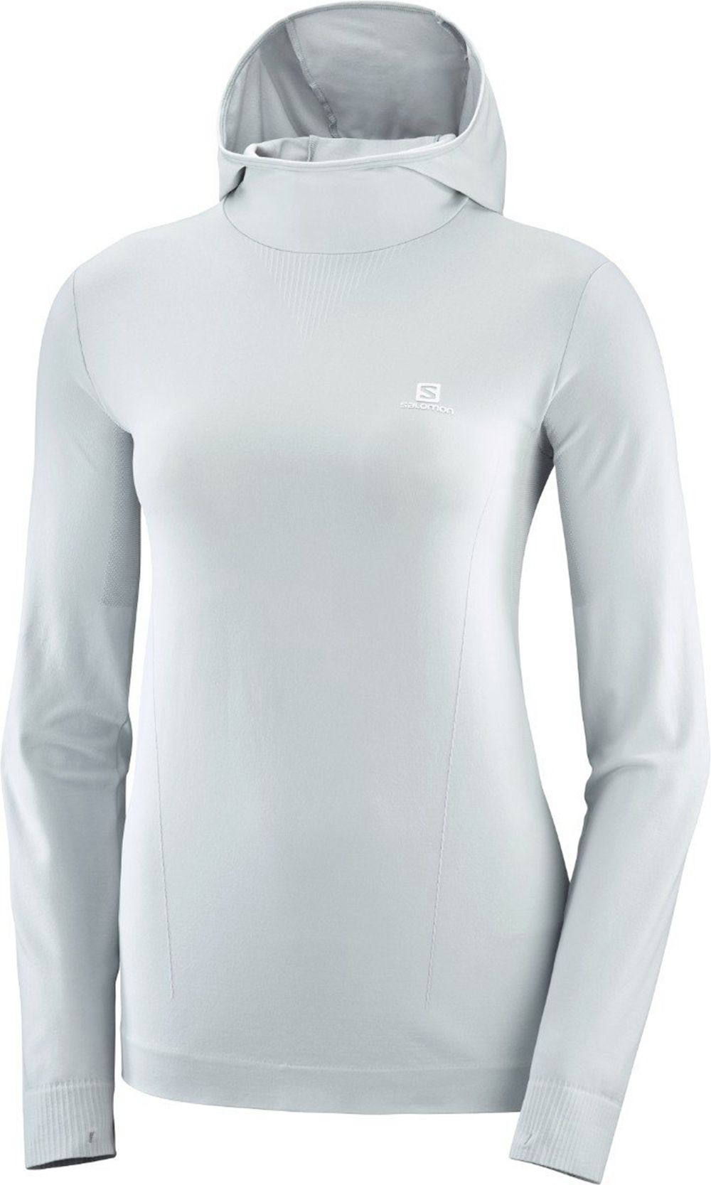 Dámské Mezivrstvy Salomon COMET SEAMLESS HOODIE Blankyt | SIR-657034