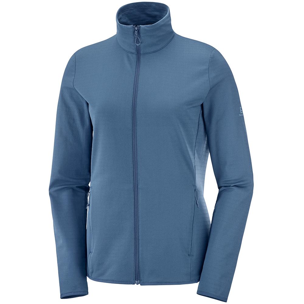 Dámské Mezivrstvy Salomon OUTRACK FULL ZIP W Tmavě | QSH-596241