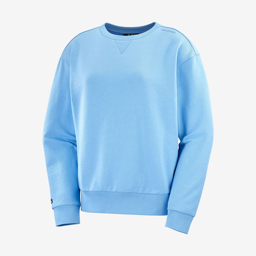 Dámské Mikiny Salomon OUTLIFE SUMMER Crewneck Blankyt | SMH-470586