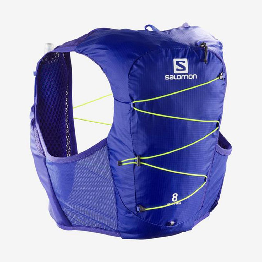 Dámské Packs Salomon ACTIVE SKIN 8 SET HYDRATION PACK Černé | IKT-127394