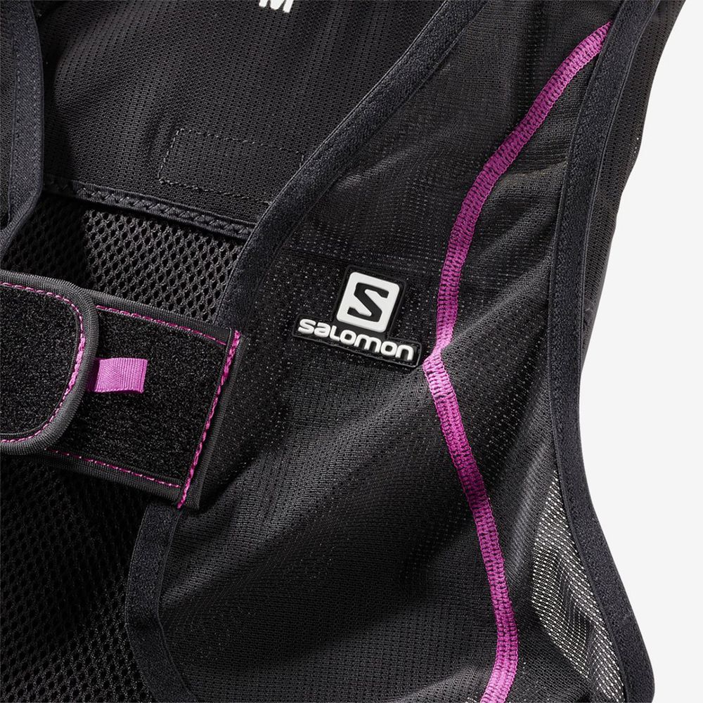 Dámské Packs Salomon FLEXCELL BACK PROTECTION Černé Fialové | ZPF-394871