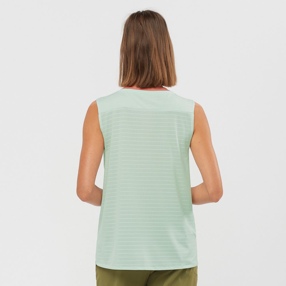 Dámské Tank Salomon OUTLINE SUMMER Blankyt | FGX-072689