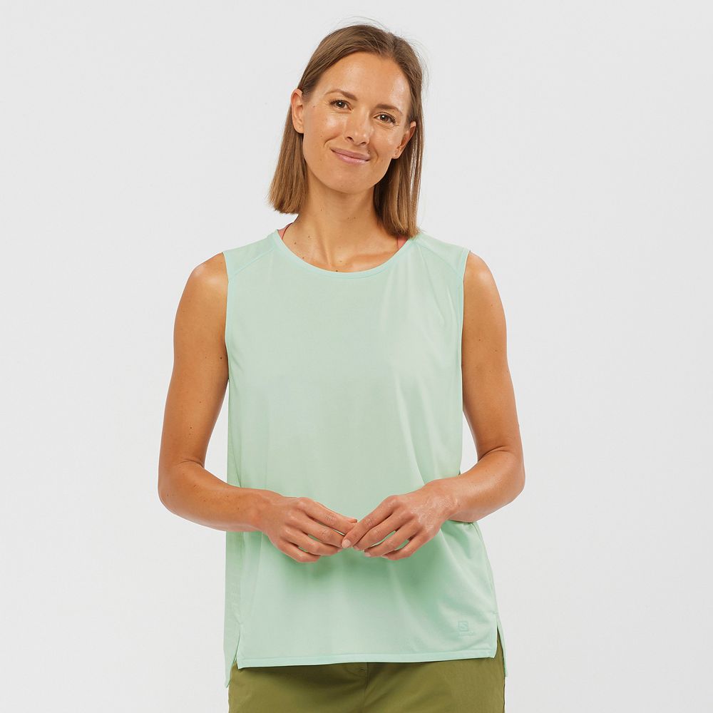 Dámské Tank Salomon OUTLINE SUMMER Blankyt | FGX-072689