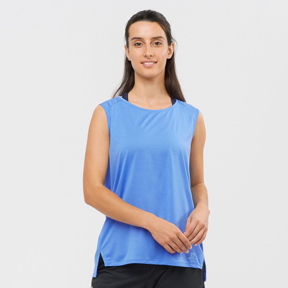 Dámské Tank Salomon OUTLINE SUMMER Marina | DYB-041376