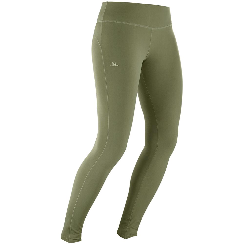 Dámské Tights Salomon COMET WARM W Olivy Zelené | LKP-985031