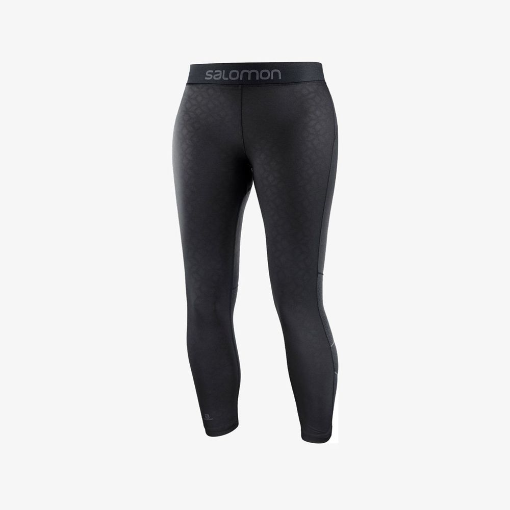 Dámské Tights Salomon ELEVATE AERO 7/8 Černé | UFG-596837