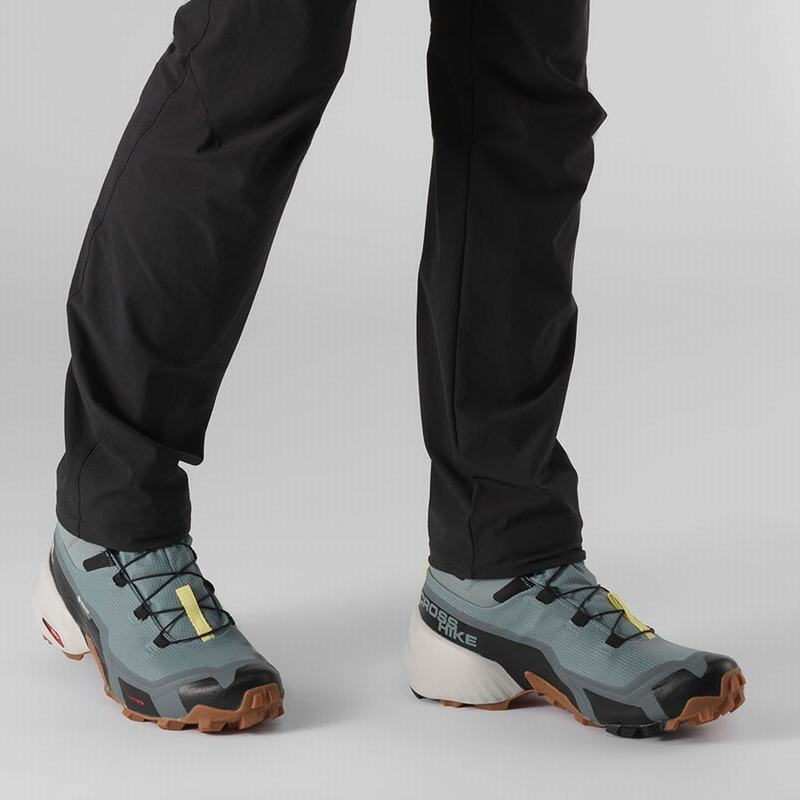 Dámské Turistické Boty Salomon CROSS HIKE MID GORE-TEX Zelene | VFR-713694