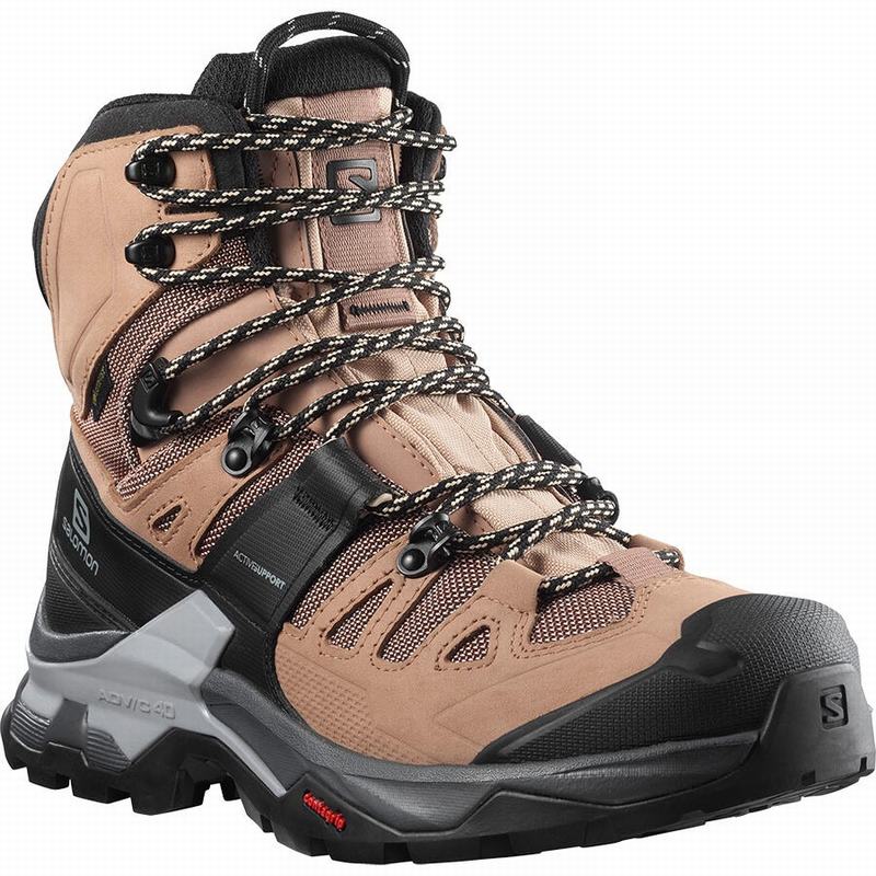 Dámské Turistické Boty Salomon QUEST 4 GORE-TEX Hnědé Černé | DEL-940867