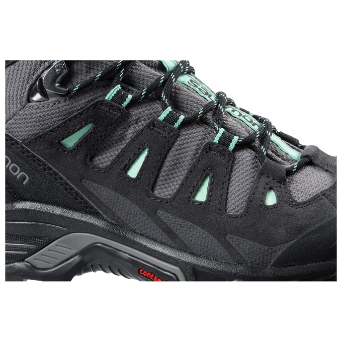 Dámské Turistické Boty Salomon QUEST PRIME GTX W Tmavě Tyrkysové Černé | YDK-284196