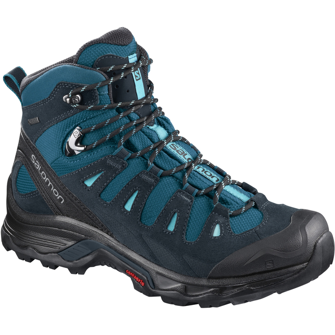 Dámské Turistické Boty Salomon QUEST PRIME GTX W Tmavě Tyrkysové Černé | YDK-284196