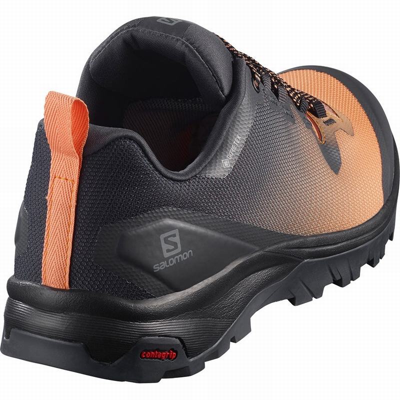 Dámské Turistické Boty Salomon VAYA GORE-TEX Černé Oranžové | PBU-173849