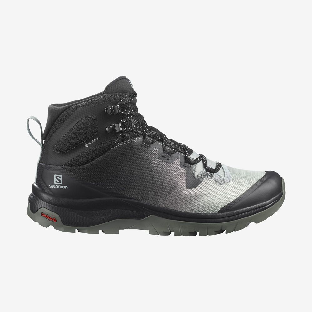 Dámské Turistické Boty Salomon VAYA MID GORE-TEX Šedé | GPE-846321