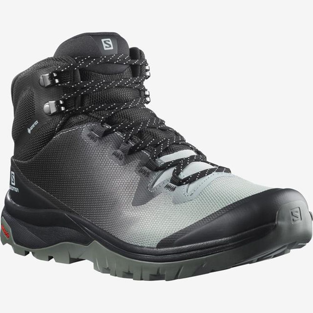 Dámské Turistické Boty Salomon VAYA MID GTX Gray | KCA-729548