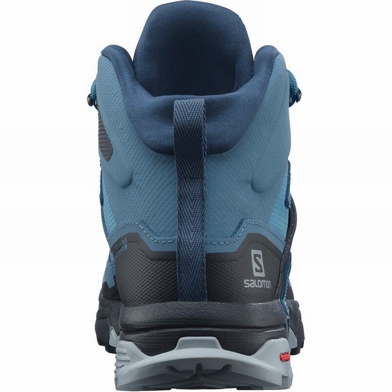 Dámské Turistické Boty Salomon X ULTRA 4 MID GORE-TEX Blankyt Černé | LUG-631942