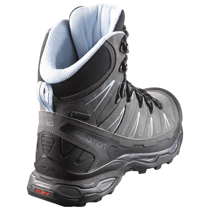 Dámské Turistické Boty Salomon X ULTRA TREK GTX W Černé Šedé | YFT-530846