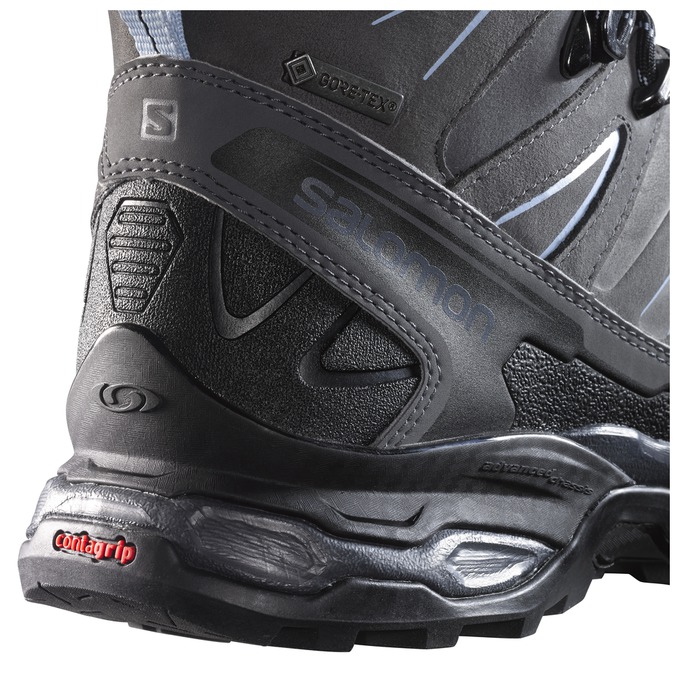 Dámské Turistické Boty Salomon X ULTRA TREK GTX W Černé Šedé | YFT-530846