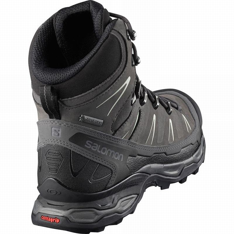 Dámské Turistické Boty Salomon X ULTRA TREK GORE-TEX Černé Šedé | ZJL-429637