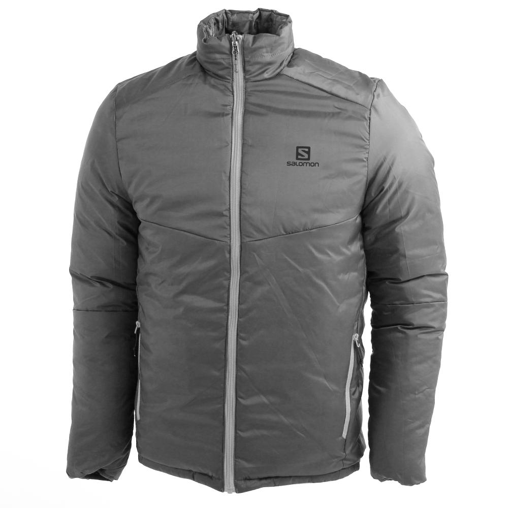 Pánské Bundy Salomon AGENTA REVERSIBLE JKT M Gray | ZVG-675924