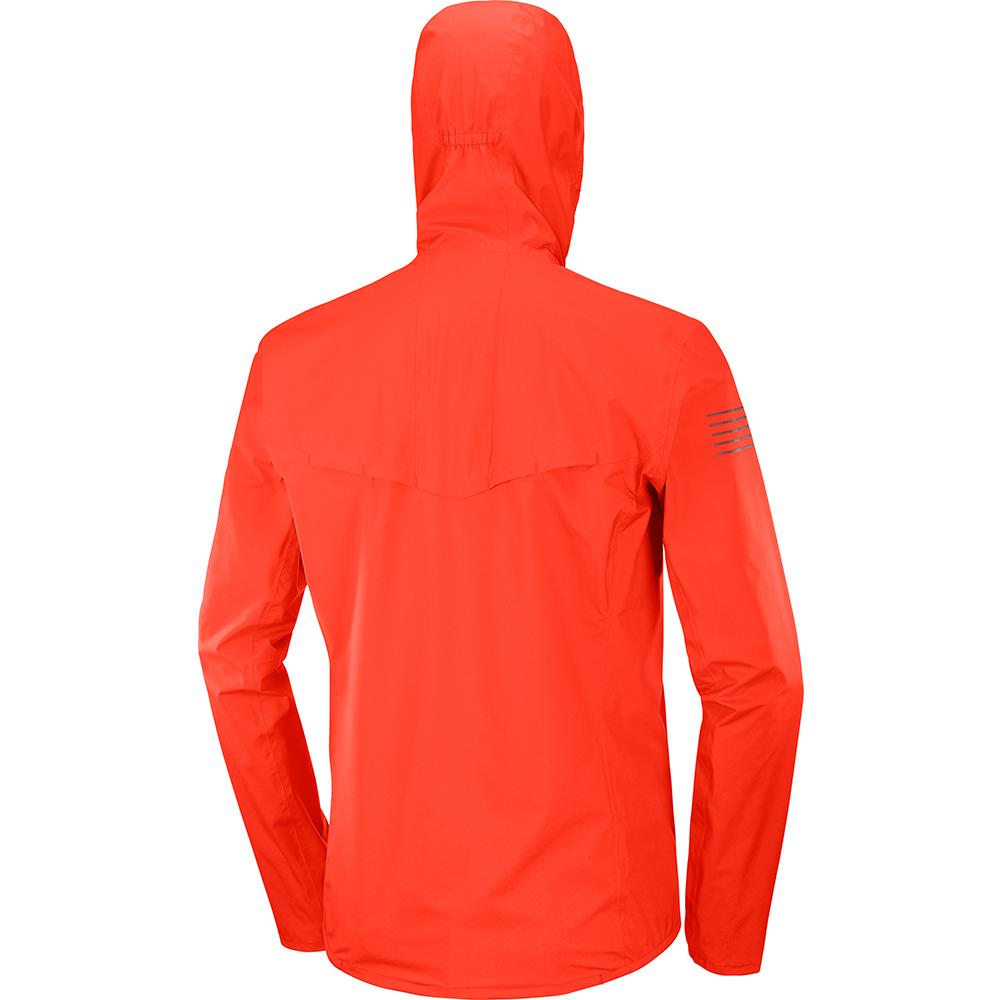 Pánské Bundy Salomon BONATTI WP JKT M Orangered | DRU-539016