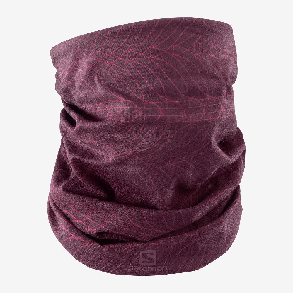 Pánské Headwear Salomon NECK&HEAD LIGHT GAITER Fialové | JFU-621794