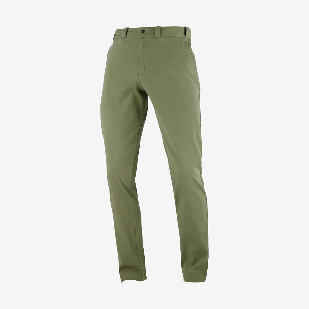 Pánské Kalhoty Salomon OUTLIFE CHINO M Olivy Zelené | QIT-601927