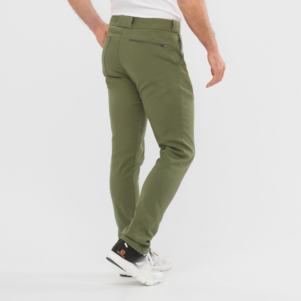 Pánské Kalhoty Salomon OUTLIFE CHINO M Olivy Zelené | QIT-601927