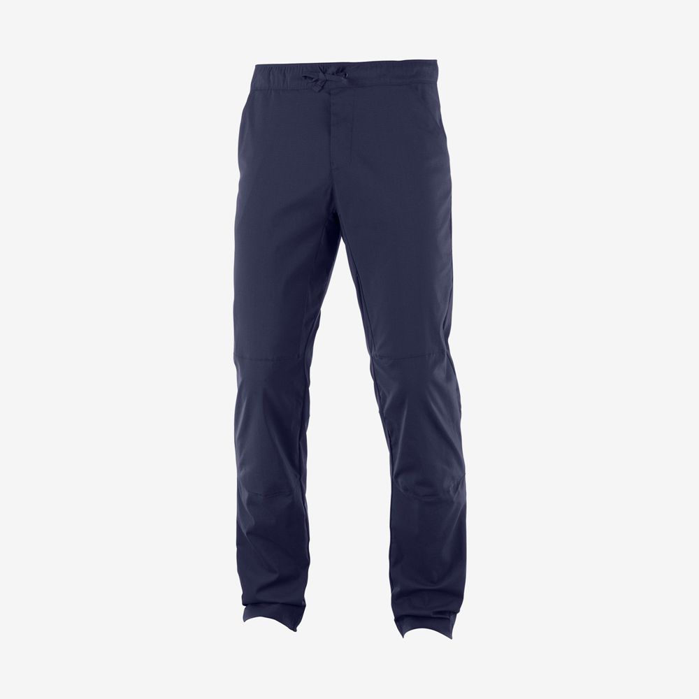 Pánské Kalhoty Salomon OUTRACK TAPERED Tmavě Blankyt | BDH-019256