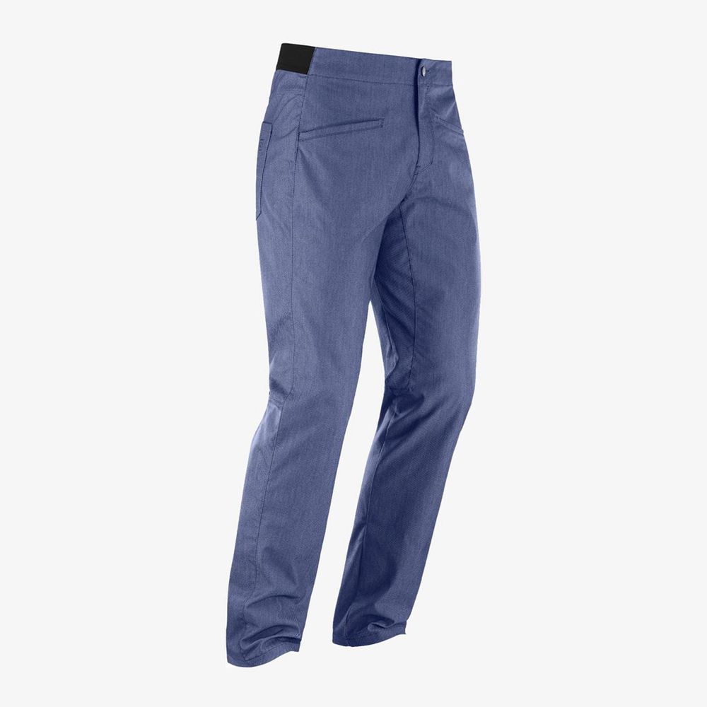 Pánské Kalhoty Salomon WAYFARER TAPERED DENIM Indigo | KXW-569318