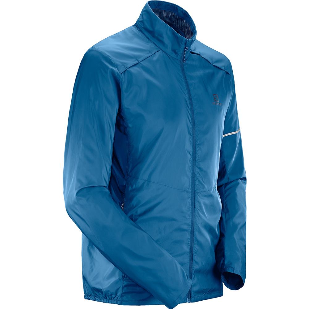 Pánské Mezivrstvy Salomon AGILE WIND JKT M Blankyt | XBD-890137