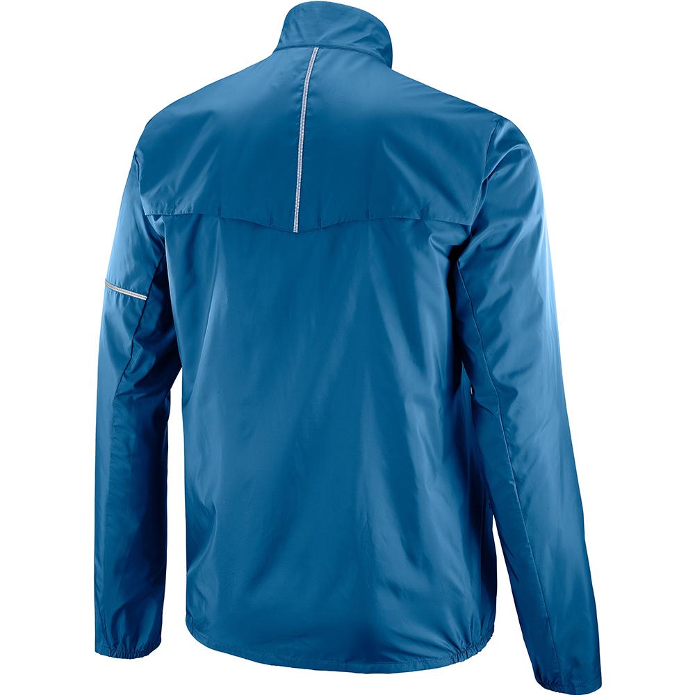 Pánské Mezivrstvy Salomon AGILE WIND JKT M Blankyt | XBD-890137