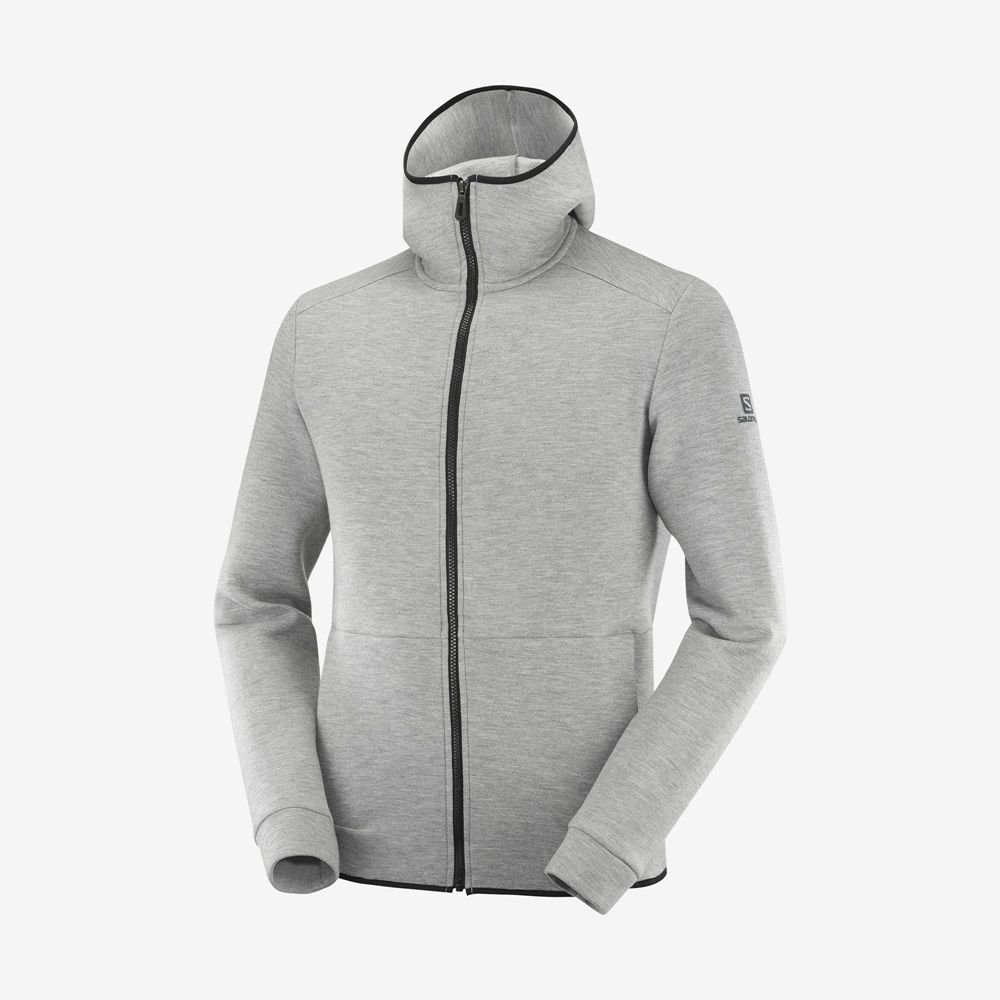 Pánské Mezivrstvy Salomon ESSENTIAL WARM Šedé | AEH-682704