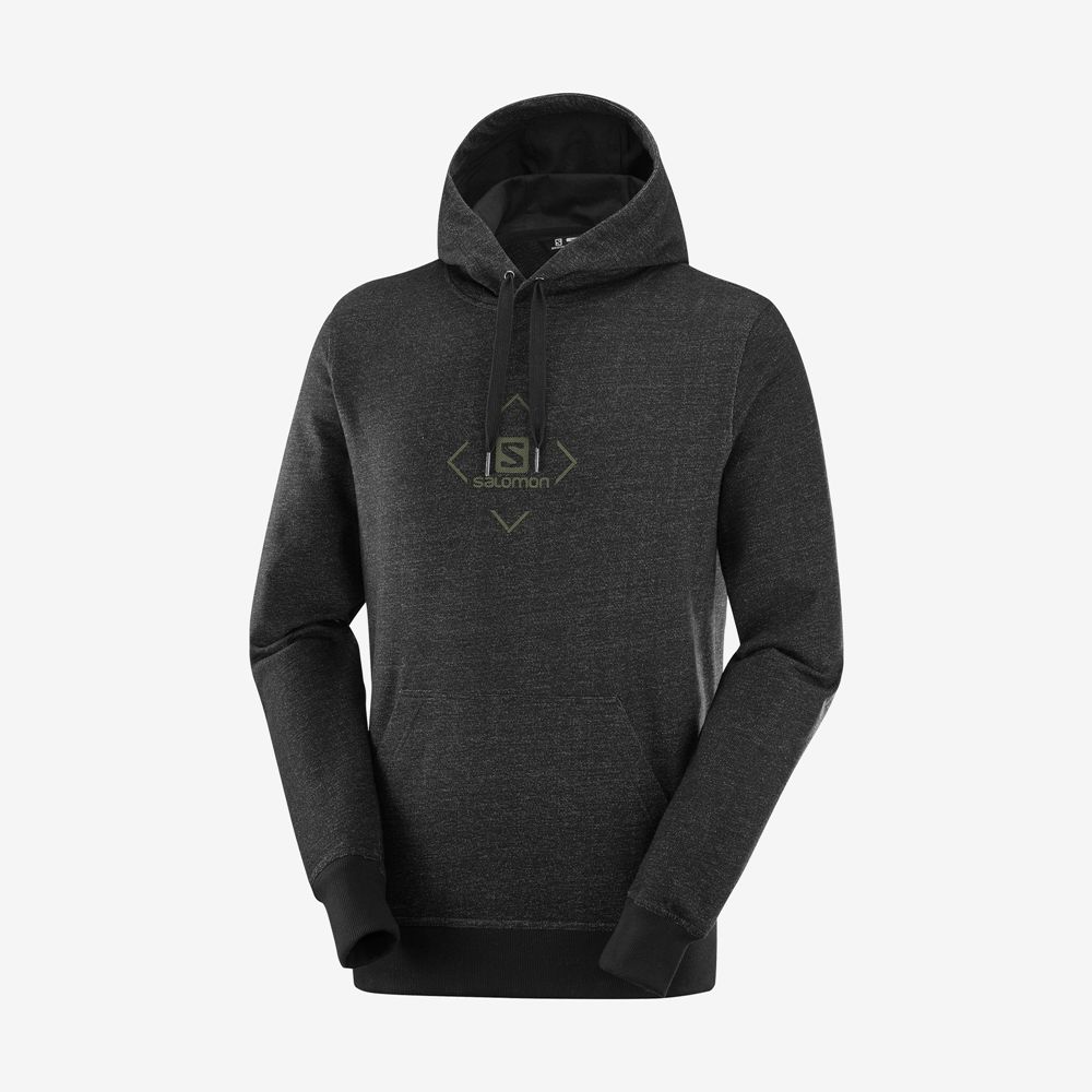 Pánské Mezivrstvy Salomon SHIFT HOODIE M Černé | FRV-234857