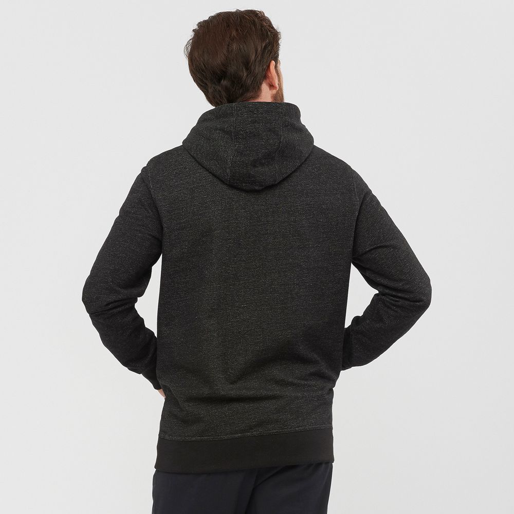 Pánské Mezivrstvy Salomon SHIFT HOODIE M Černé | FRV-234857