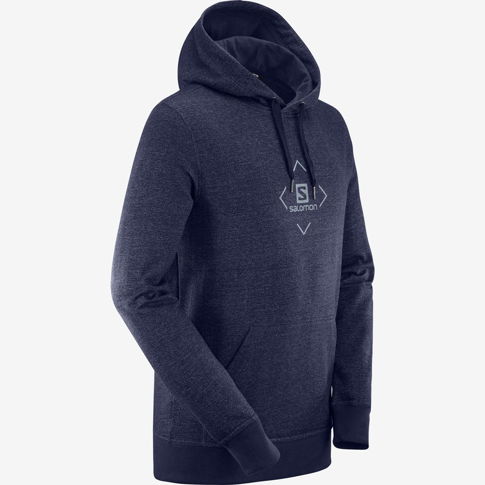 Pánské Mezivrstvy Salomon SHIFT HOODIE M Tmavě Blankyt | MOE-673581