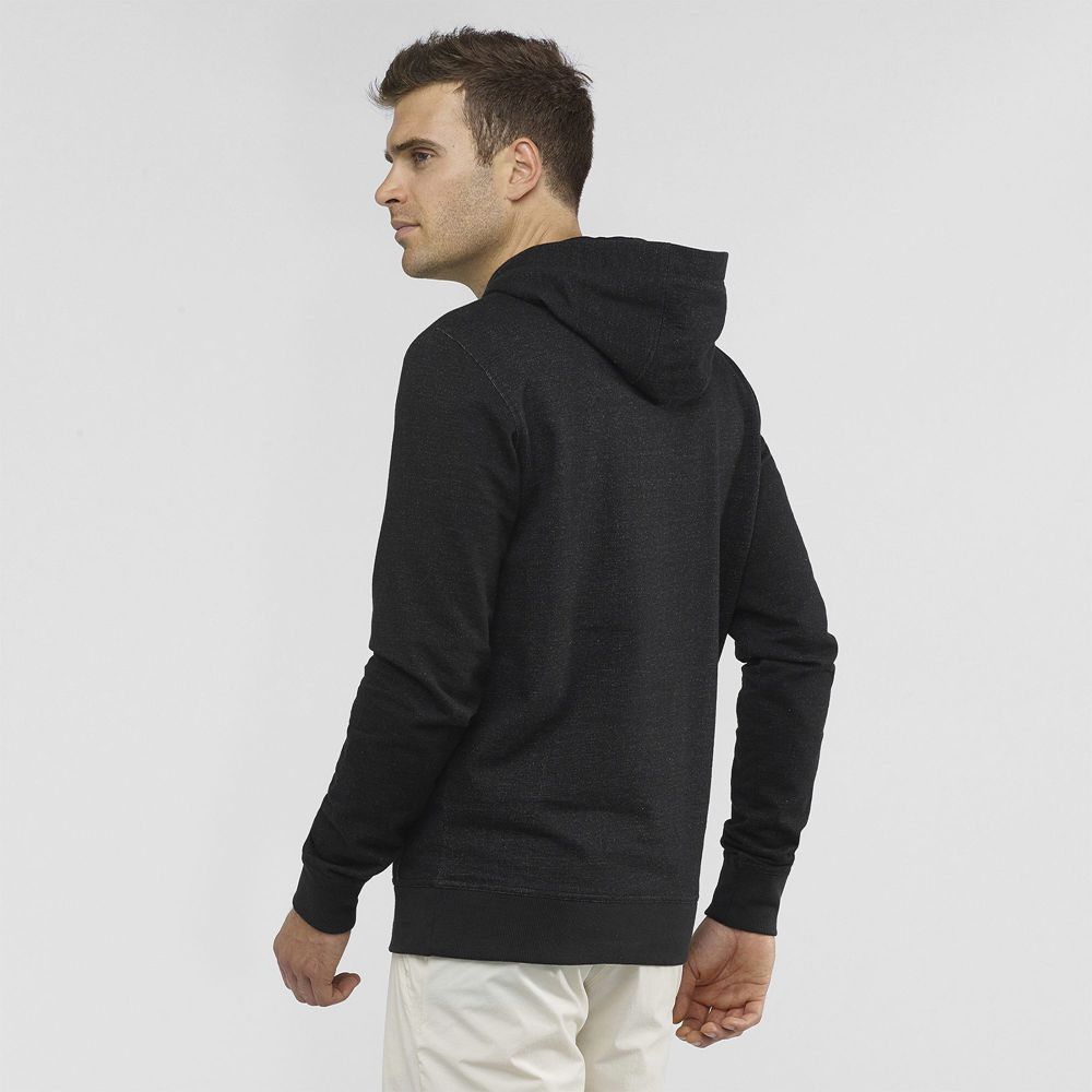 Pánské Mezivrstvy Salomon SHIFT HOODIE M Černé | TLU-593480