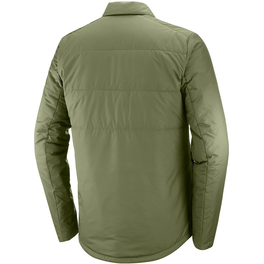 Pánské Mezivrstvy Salomon SNOWSHELTER INSULATED SHIRT M Olivy Zelené | JFE-723814