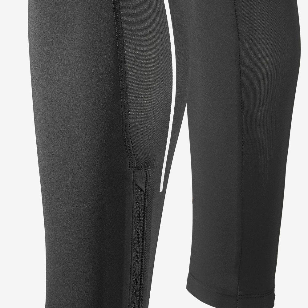 Pánské Tights Salomon AGILE LONG Černé | MFB-298674