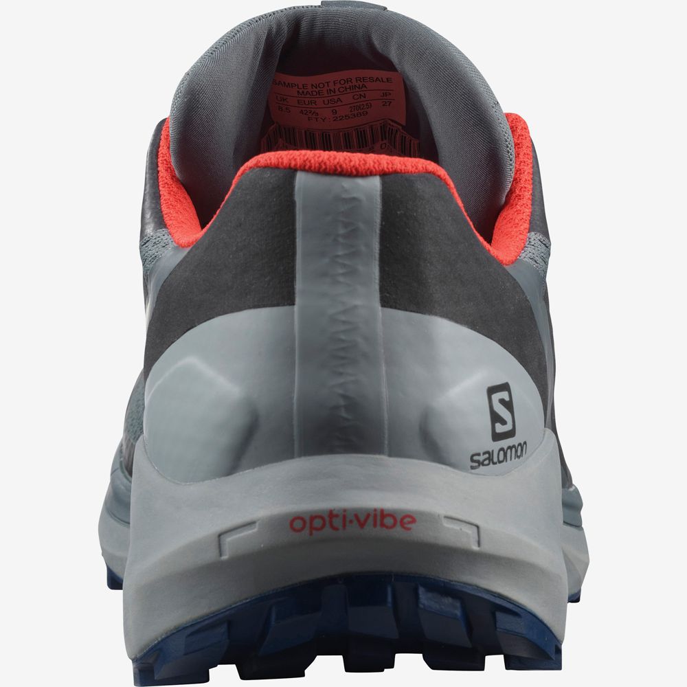 Pánské Trailové Běžecké Boty Salomon SENSE RIDE 4 GORE-TEX INVISIBLE FIT Olivy Zelené Zelene | HSZ-829046