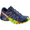 Pánské Trailové Běžecké Boty Salomon SPEEDCROSS 4 GTX Blankyt Oranžové Černé | JXT-098765