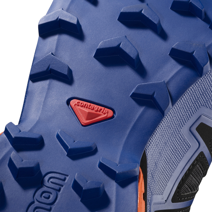 Pánské Trailové Běžecké Boty Salomon SPEEDCROSS 4 GTX LTD Černé Tmavě Blankyt Oranžové | LFJ-972485