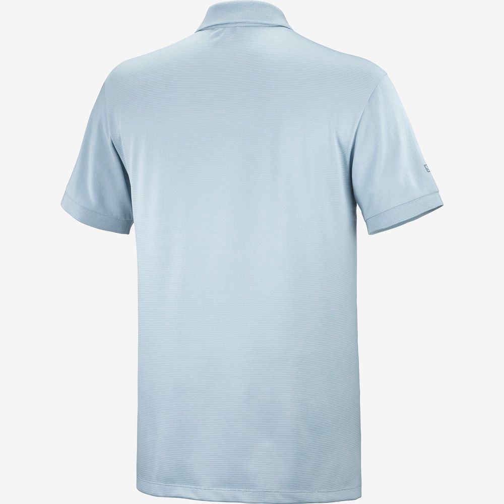 Pánské Tričko Salomon OUTLIFE TECH POLO M Krátké Sleeve Blankyt | XVJ-285749