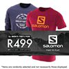 Pánské Tričko Salomon RETAIL MEN SS AND LS 2 PACK TEES Viacfarebný | JNP-948176