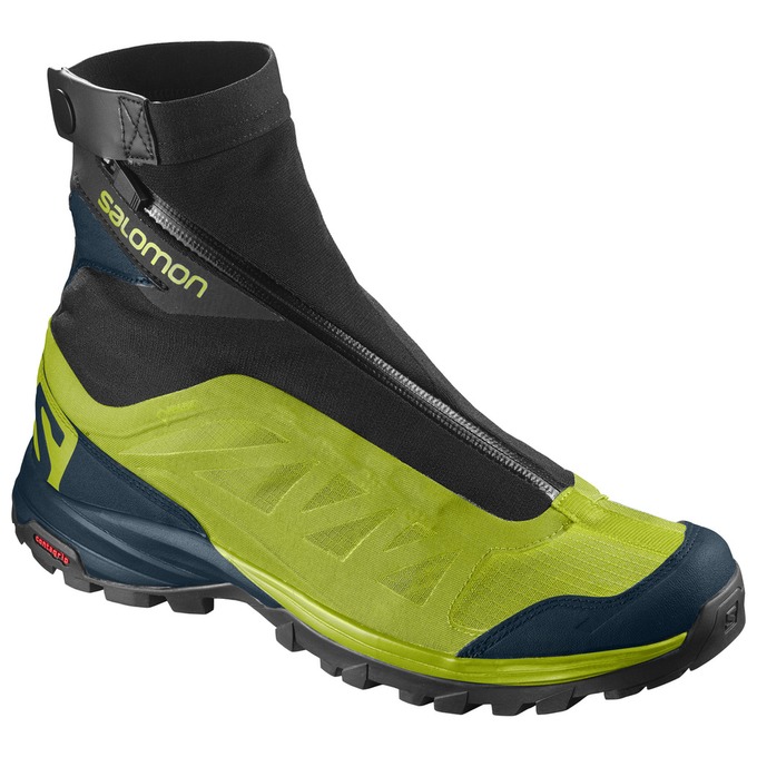 Pánské Turistické Boty Salomon OUTPATH PRO GTX Olivy Zelené Černé | WBV-043962