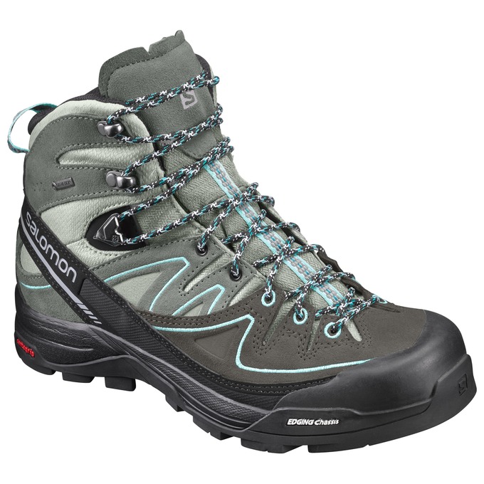 Pánské Turistické Boty Salomon X ALP MID LTR GTX W Olivy Zelené Černé | XBJ-307482