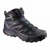 Pánské Turistické Boty Salomon X ULTRA 3 WIDE MID GORE-TEX Černé | OIB-560281