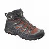 Pánské Turistické Boty Salomon X ULTRA 3 MID GORE-TEX Tmavě Červené Černé | SJX-247051